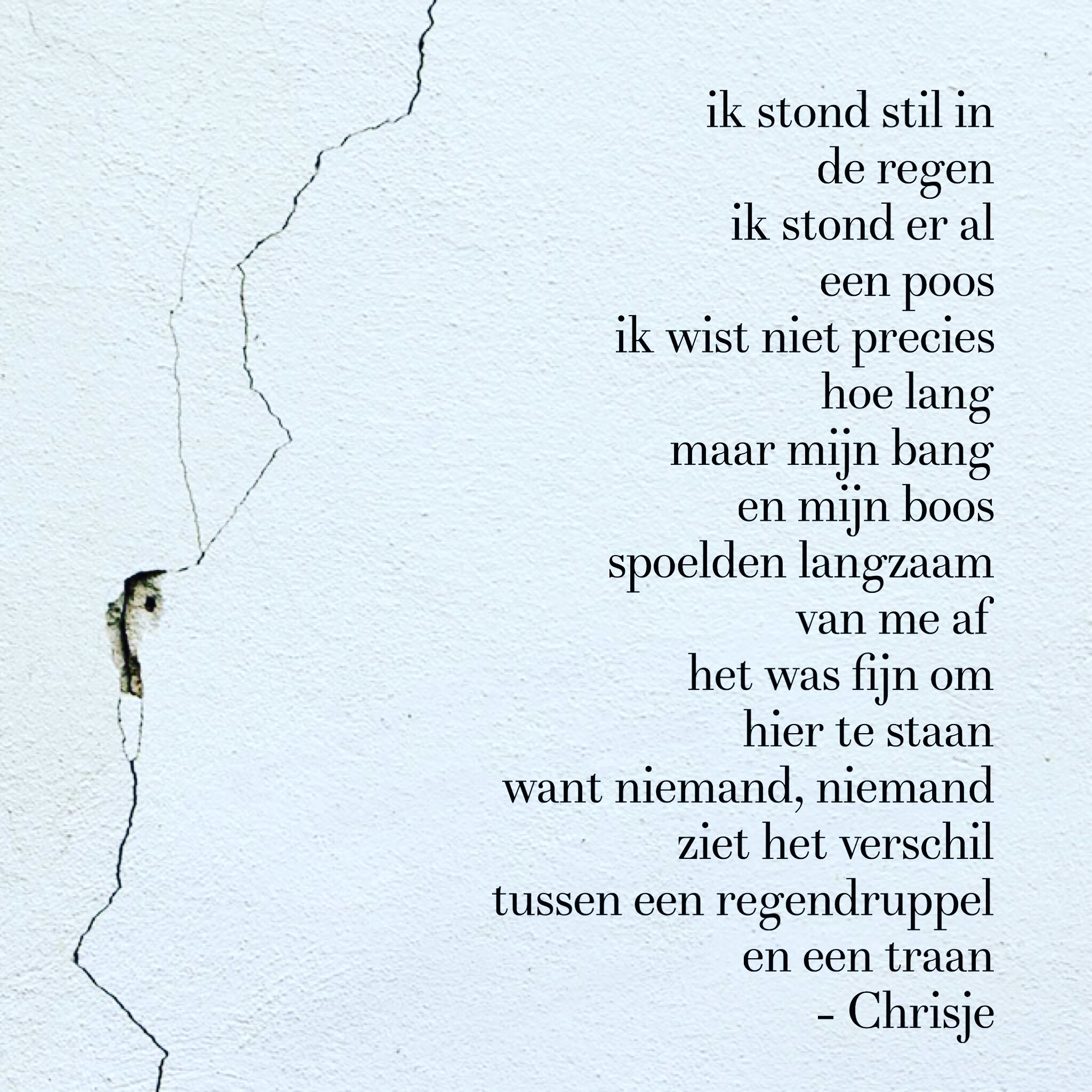 Uitgelezene Gedicht: “In de regen.” | Chrisje.info GO-22